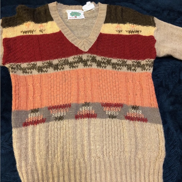 Vintage Arpeja Retro Sweater Organically Grown Acrylic No Flaws - Picture 10 of 13
